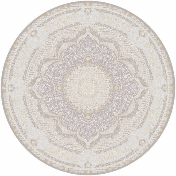 Artemis Halı Palace Yuvarlak - 05202D - Krem Vizon Rengi