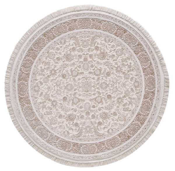 Artemis Halı Palace Yuvarlak - 05201K - Vizon Krem Halı
